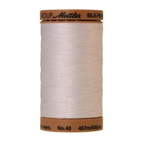 2000 - White Mettler Silk Finish 40 quilting thread 457m