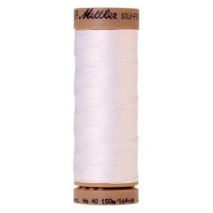 2000 - White Mettler Silk Finish 40 quilting thread 150m