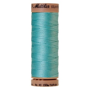 2792 - Blue curacao Mettler Silk Finish 40 quilting thread 150m