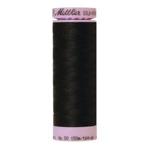 4000 - Black Mettler Silk-Finish Cotton 50 150m