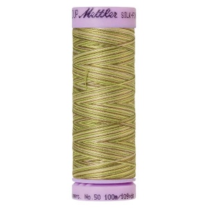 9820 - Green tea Mettler Silk-Finish Cotton Multi 50 100m