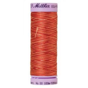 9832 - Terra tones Mettler Silk-Finish Cotton Multi 50 100m