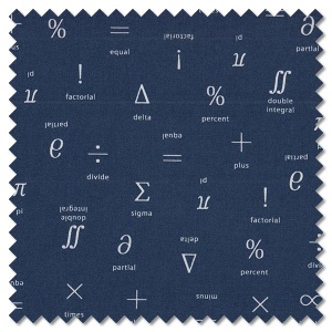 Musings - maths blue (per 1/4 metre)