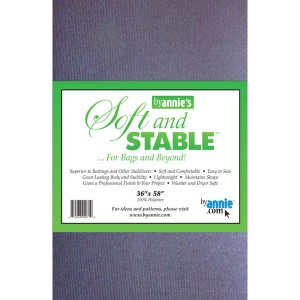 Soft and Stable White 100% Polyester Stabilizer 36in x 58in