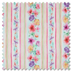 Spring Song - floral stripe (per 1/4 metre)