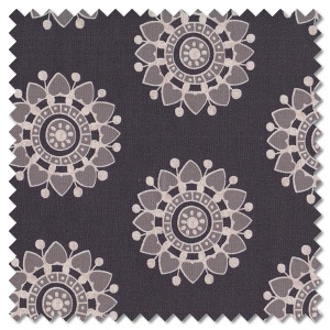 Tangent - pinwheel black (per 1/4 metre)