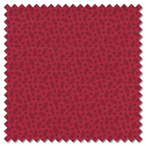 Tonal Ditzys - allover sprigs & flowers rouge (per 1/4 metre)
