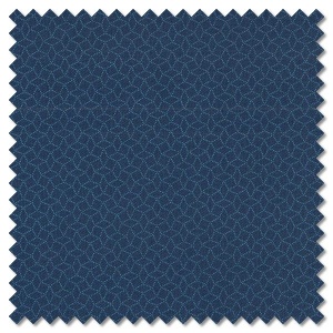 Tonal Ditzys - dotted interlocking star blue indigo (per 1/4 metre)