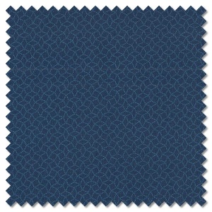 Tonal Ditzys - dotted interlocking star blue indigo (per 1/4 metre)