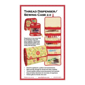 By Annie Thread dispenser/Sewing case 2.0 bag pattern