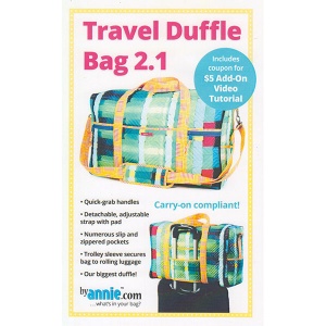 By Annie Travel Duffle Bag 2.1 bag pattern