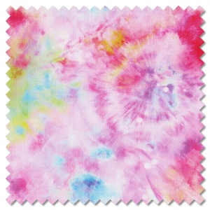 Whimsy Wonderland - tie dye background rainbow (per 1/4 metre)