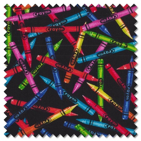 Novelties - crayons (per 1/4 metre)