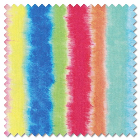 Whimsy Wonderland - tie dye road rainbow (per 1/4 metre)