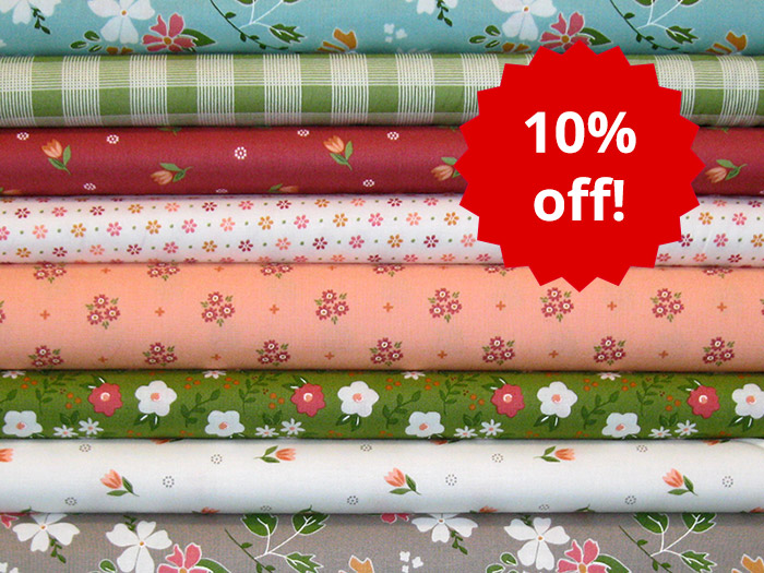 Deal of the week - 10% off introductory offer on Moda Bountiful Blooms!